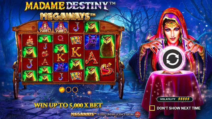 Madame Destiny Megaways Giocatori e croupier al tavolo da gioco di un casinò